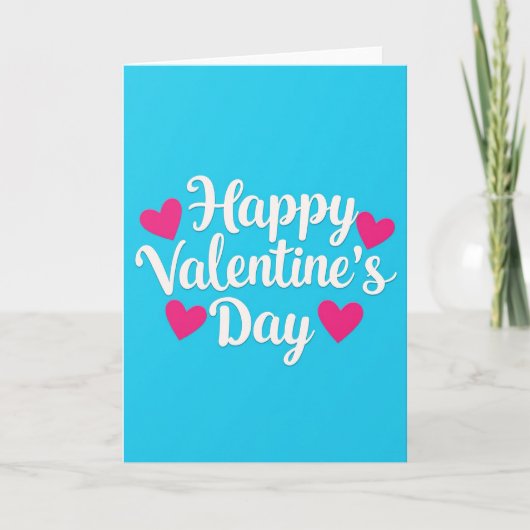 Carte de Saint-Valentin simple en papier découpé (Devant)