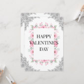 Carte de Saint-Valentin simple et élégante | Minim (Devant/Arrière en situation)