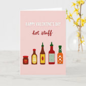 Carte de Saint-Valentin Spicy Love (Fleur jaune)