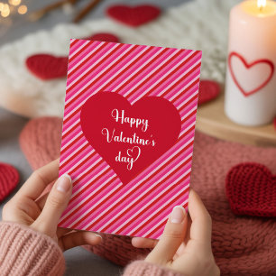 Carte de Saint-Valentin Stylish Hearts
