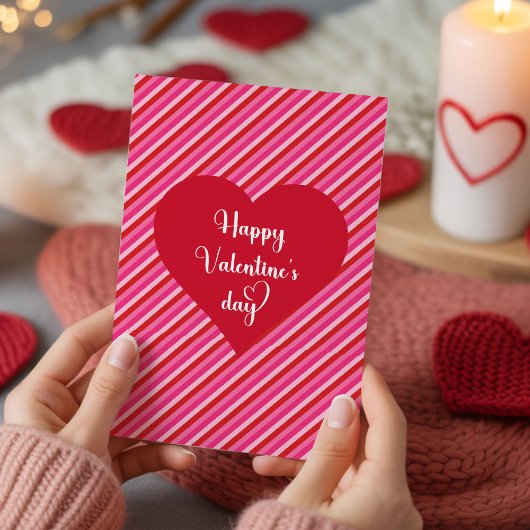 Carte de Saint-Valentin Stylish Hearts