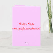 Carte de Saint Valentin sucrée (Dos)