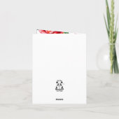 Carte de Saint-Valentin Tabby Kitten Meow velous (Dos)