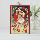 Carte de Saint-Valentin victorienne (Debout devant)