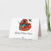 Carte de Saint-Valentin victorienne (Dos)