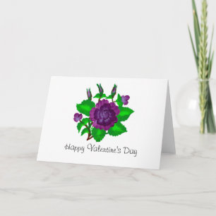 Carte de Saint-Valentin vierge aux Roses Peintes V