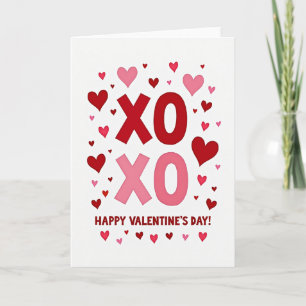 Carte de Saint-Valentin Xoxo sincère