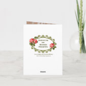 Carte de Sainte Claire d'Assise (Dos)