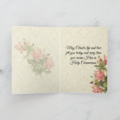 Carte de Sainte Communion de Sainte Thérèse (Intérieur)