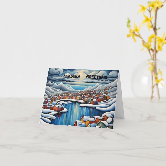 Carte de saison 102 (Fleur jaune)