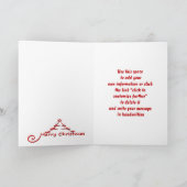 Carte de saison des photos de Noël modifiables (Intérieur)