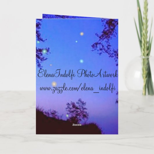 Carte de saison des vacances (Dos)