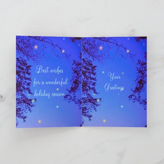 Carte de saison des vacances (Intérieur)