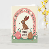 Carte de saison joyeuse de printemps (Fleur jaune)