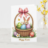 Carte de saison joyeuse de printemps (Fleur jaune)