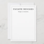 Carte de saké de jalon : premier séjour du bébé (Dos)