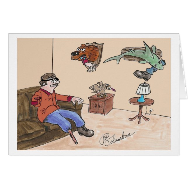 Carte de SALLE DES TROPHÉES (Devant horizontal)