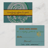 Carte de salon (Devant / Derrière)