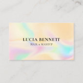 Carte de salon de beauté personnalisable avec cils (Devant)