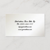 Carte de salon de beauté pour femme de la femme de (Dos)