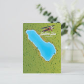 Carte de Salton Sea California USA (Debout devant)