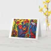 CARTE DE SALUT (Fleur jaune)