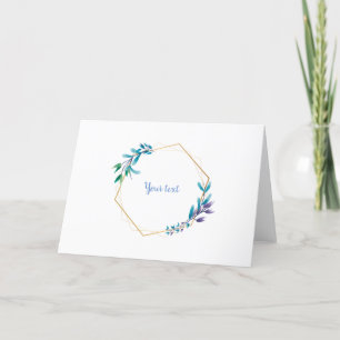 CARTE DE SALUT À LA FAMILLE.