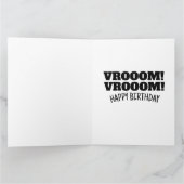 CARTE DE SALUT D'ANNIVERSAIRE CLASSIQUE (Intérieur)