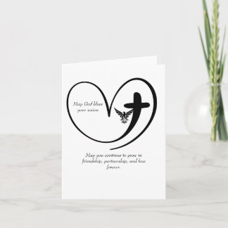 CARTE DE SALUT mariage POUR LA MARIÉE & LA CHAMBRE