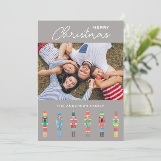 CARTE DE SALUT NUTCRACKER DE NOËL (Debout devant)