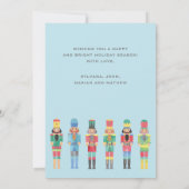 CARTE DE SALUT NUTCRACKER DE NOËL (Dos)