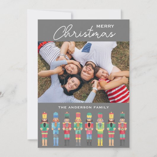 CARTE DE SALUT NUTCRACKER DE NOËL (Devant)