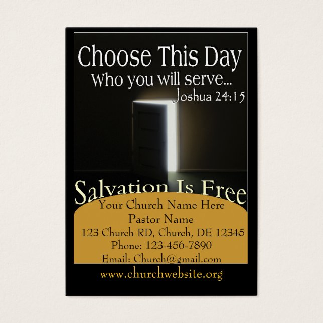 Carte de Salut : Porte du Salut (Devant)