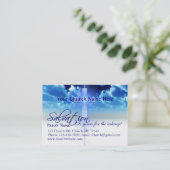 Carte de salut : Vôtre pour demander (Debout devant)