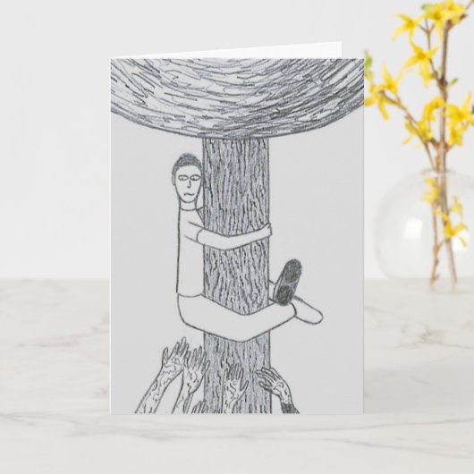 Carte de salutation échouée (Fleur jaune)