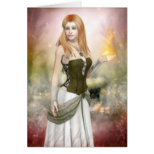 Carte de salutation/note de Brighid