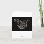 Carte de salutation/note de ~ de collier de bijoux (Dos)