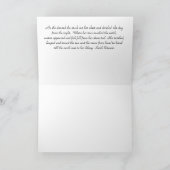 Carte de salutation ou de note de danseur de la (Intérieur)