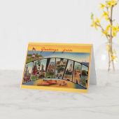 Carte de salutations du Delaware (Fleur jaune)