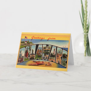 Carte de salutations du Delaware