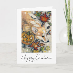 Carte de Samhain pour Corgi