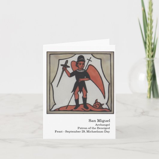 Carte de San Miguel Santo (Devant)