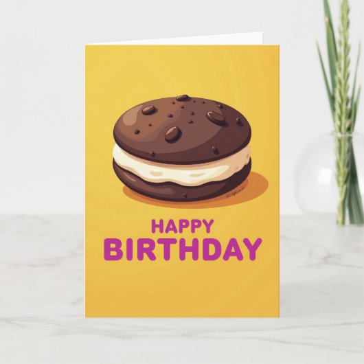 Carte de sandwich d'anniversaire doux (Devant)