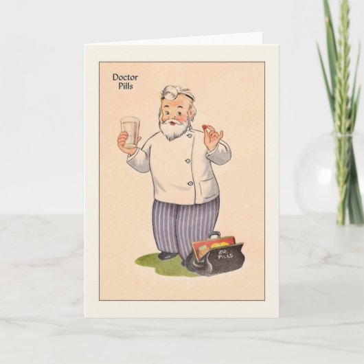 Carte de santé vintage (Devant)