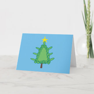 Carte de sapin de Noël Barelines Willy