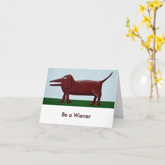 Carte de saucisse (Fleur jaune)