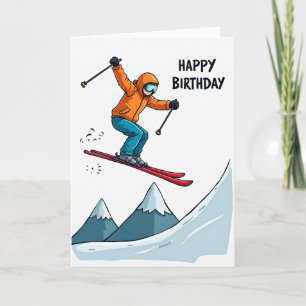 Carte de Saut à Ski Aventure