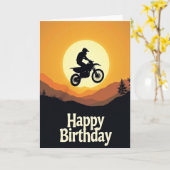 Carte de saut d'anniversaire (Fleur jaune)