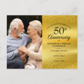 Carte de sauvegarde '50e anniversaire' en feuille (Devant)
