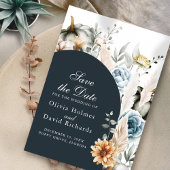 Carte de sauvegarde à date avec citrouilles blanch